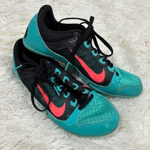Nike Rival MO Blue Mesh Athletic Running Track Spikes Shoes Women Size 8.5 - Picture 1 of 11